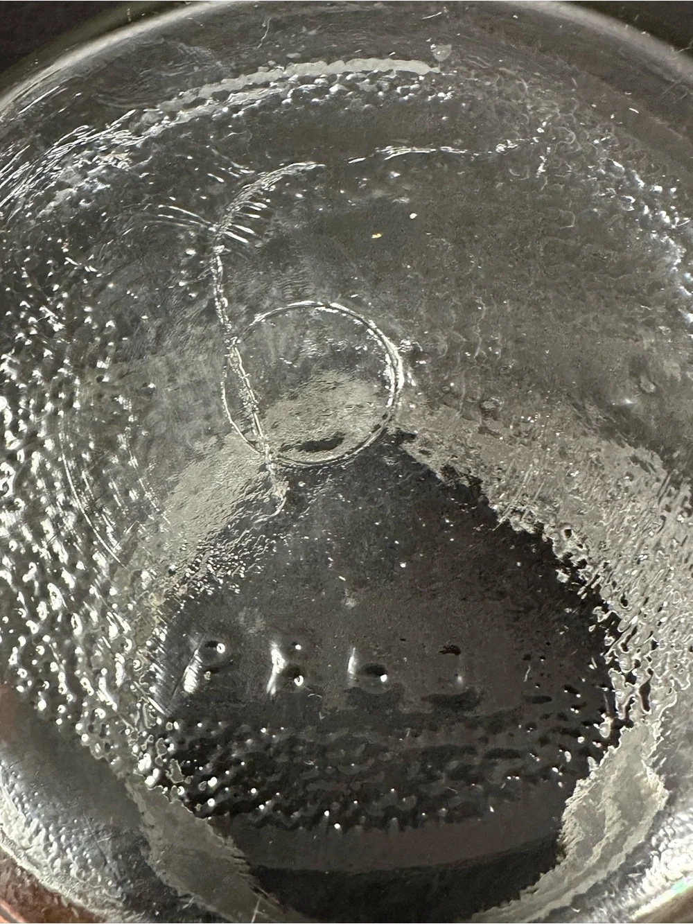 Vintage Ball Jar Textured Clear Glass Barrel with‎ Tin Lid Embossed 2863 A1